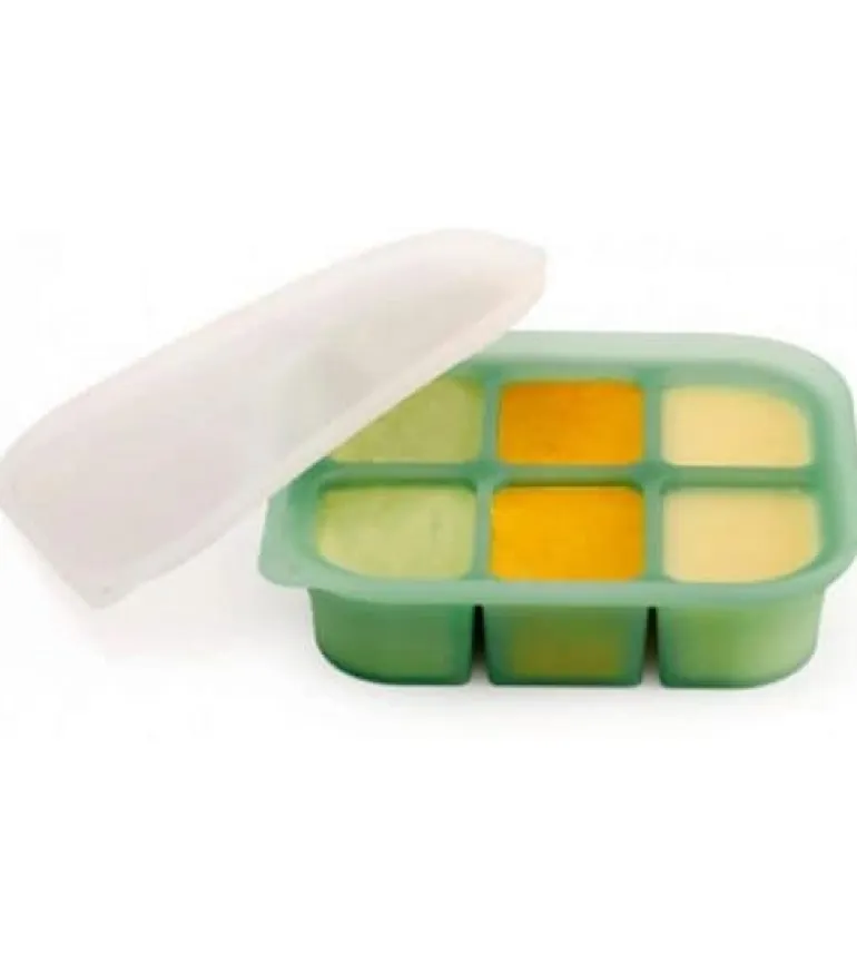 Haakaa Gefrierform Easy-Freeze 6 Fächer, Erbsengrün