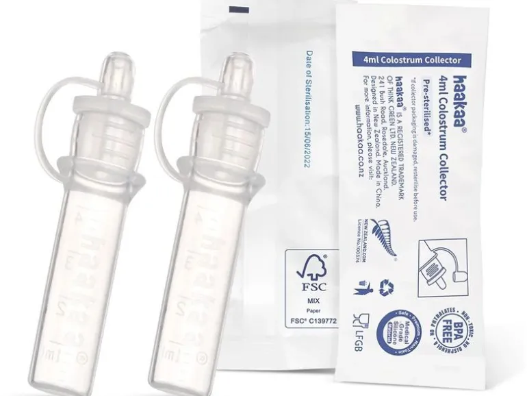 Haakaa Kolostrum Sammler für Muttermilch 2 Stück