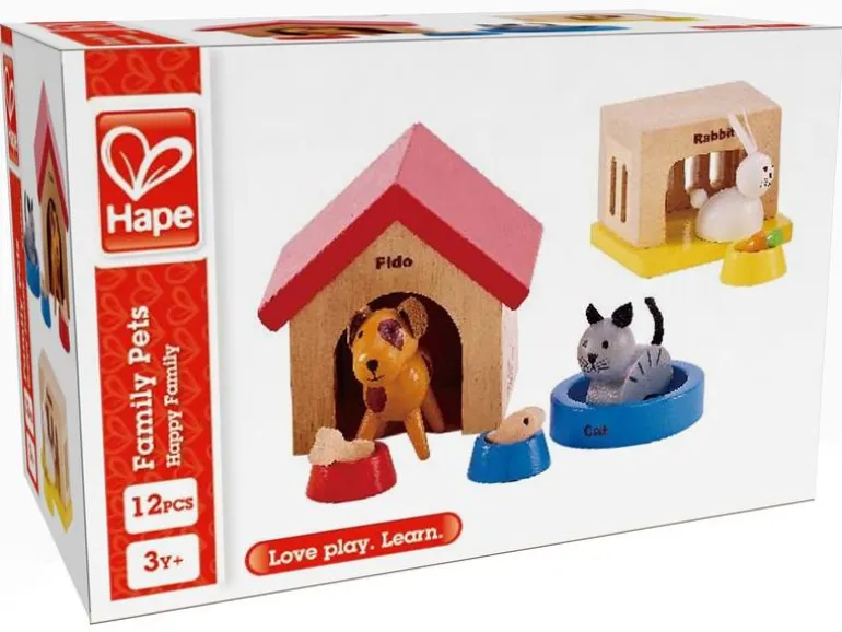 Hape Puppenhausmöbel Haustiere