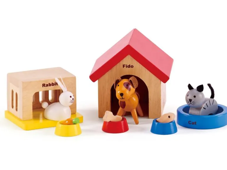 Hape Puppenhausmöbel Haustiere