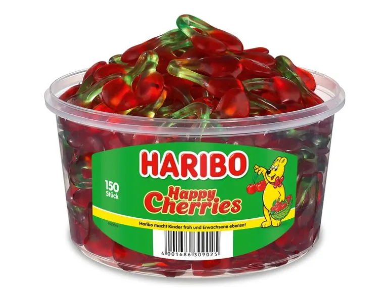 Haribo Gummibonbons Happy Cherries Dose 1200 g