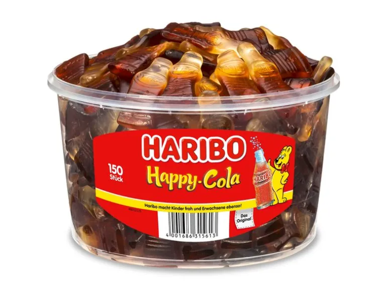 Haribo Gummibonbons Happy Cola Dose 1200 g