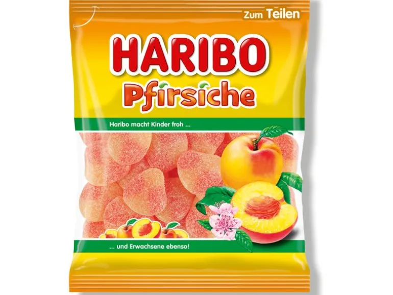 Haribo Gummibonbons Pfirsiche Beutel 175 g
