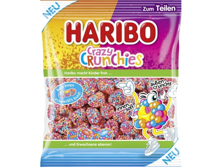 Haribo Kaubonbon Crazy Crunchies 160 g
