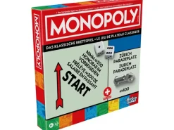 Hasbro Familienspiel Monopoly Classic Refresh Schweizer Edition