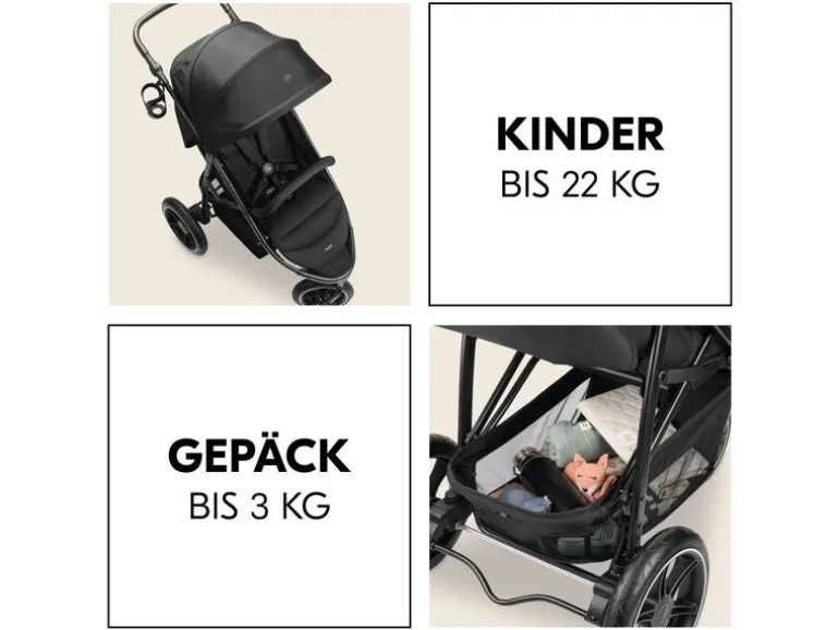 Hauck Buggy Rapid 3 Air Black