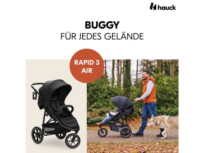 Hauck Buggy Rapid 3 Air Black