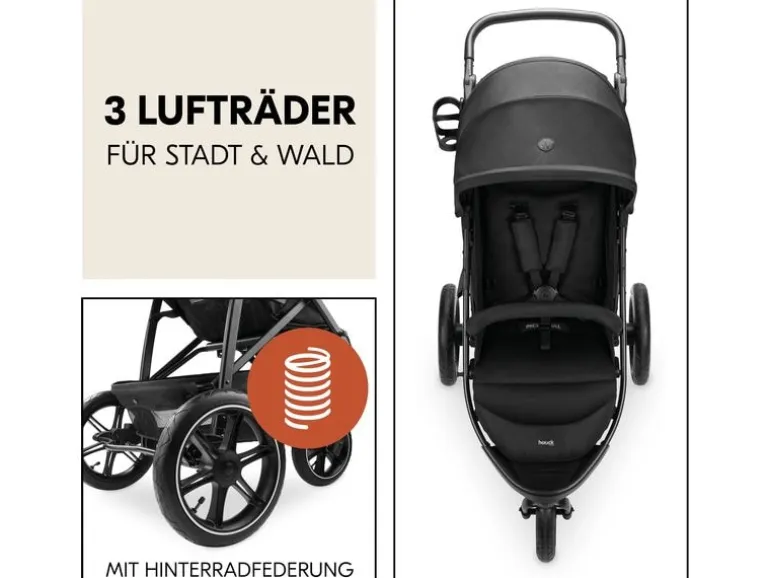 Hauck Buggy Rapid 3 Air Black