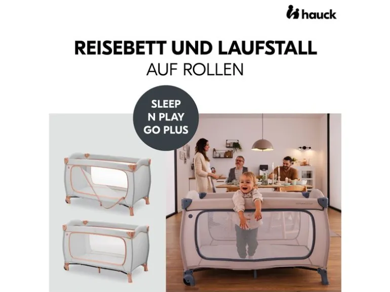 Hauck Reisebett Sleep N Play Go Plus Dusty-cork