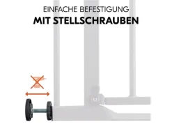 Hauck Türschutzgitter Clear Step Autoclose 2 Grey 75 - 80 cm