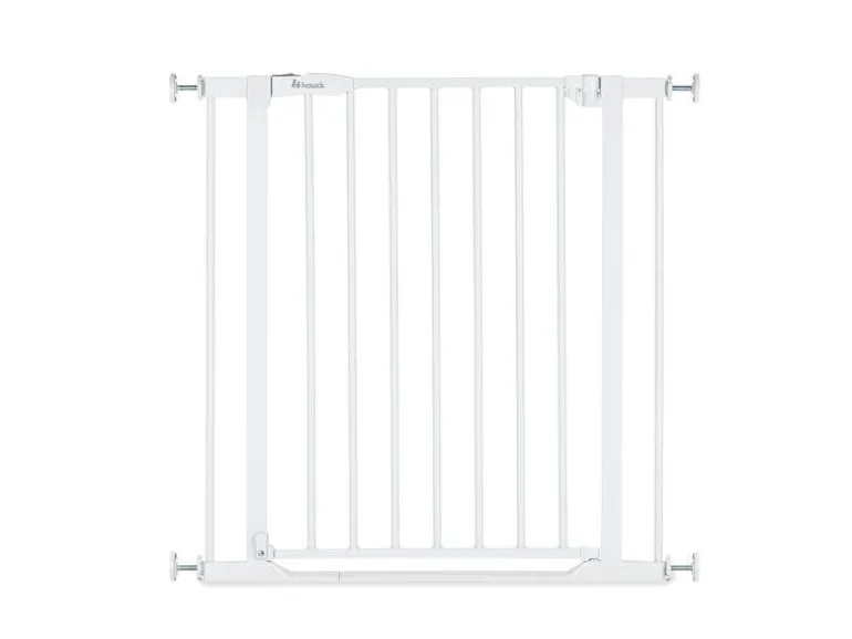Hauck Türschutzgitter Clear Step 2 Weiss 75 cm - 80 cm