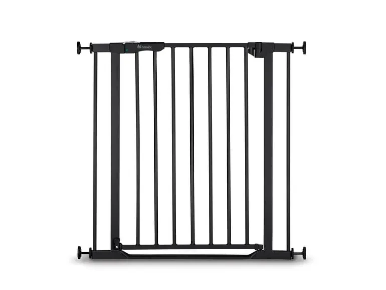 Hauck Türschutzgitter Clear Step Autoclose 2 Schwarz 75 cm - 80 cm