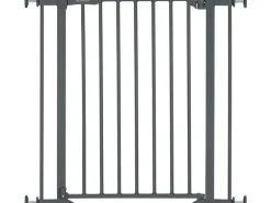 Hauck Türschutzgitter Clear Step 2 Dark Grey 75 cm - 80 cm