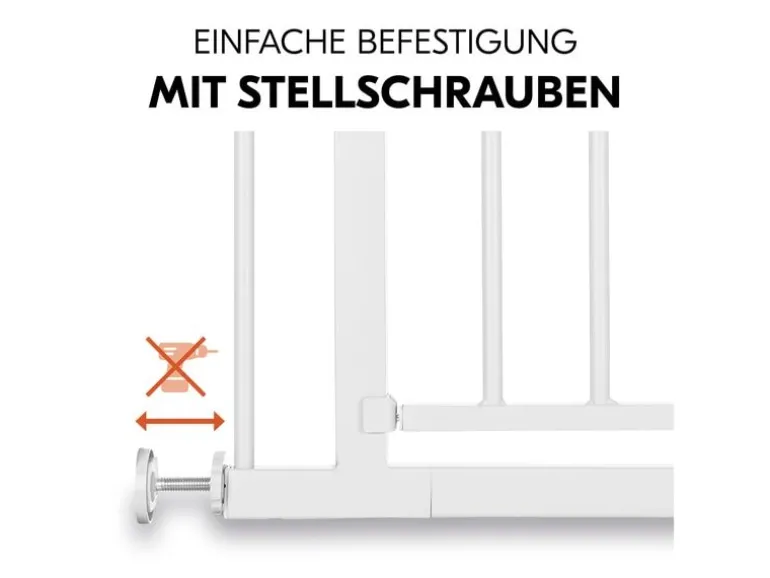 Hauck Türschutzgitter Open N Stop 2 75 cm - 80 cm