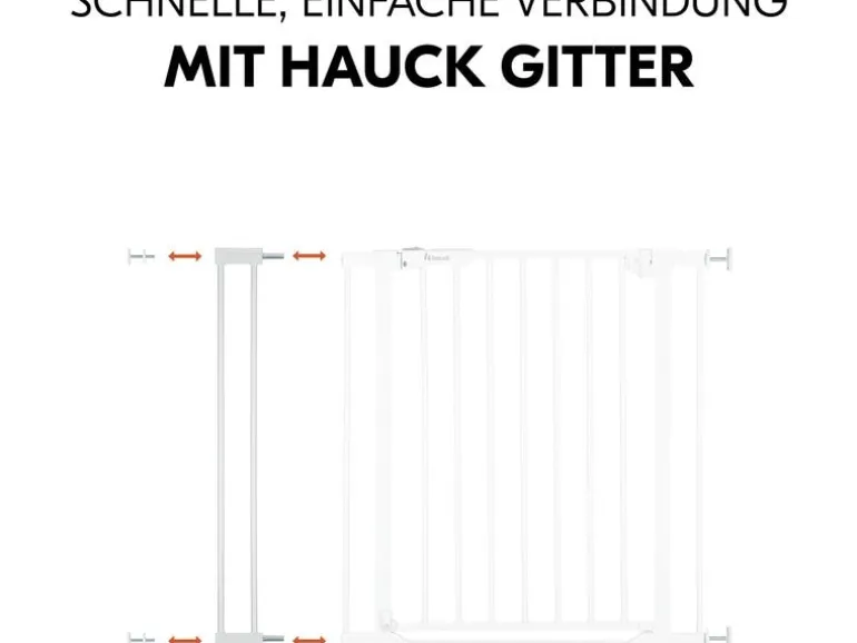 Hauck Verlängerung Türschutzgitter 9 cm Weiss