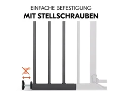 Hauck Verlängerung Türschutzgitter 21 cm Schwarz