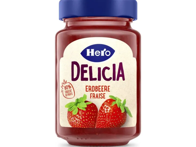 Hero Brotaufstrich Erdbeerkonfitüre 290 g