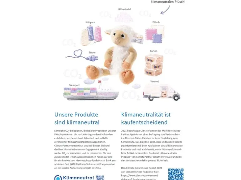 Heunec Kuscheltier Floppy Braun, 100 cm