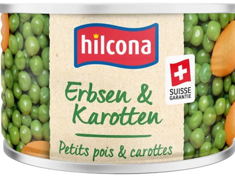 Hilcona Dose Erbsen und Karotten 210 g