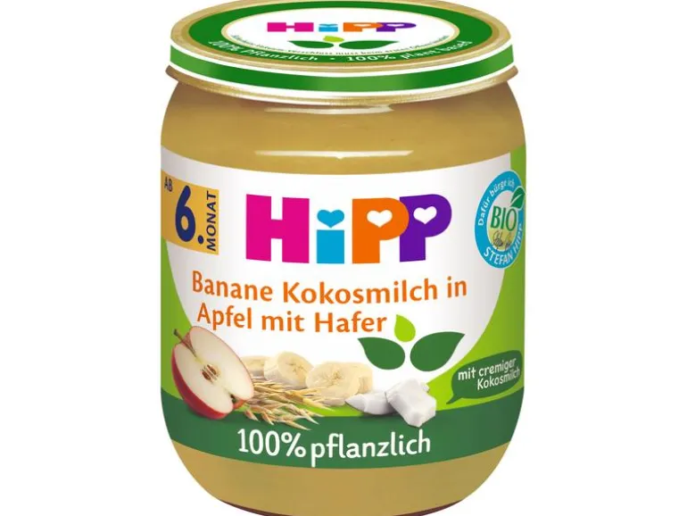 HIPP Banane Kokosmilch in Apfel mit Hafer 160 g
