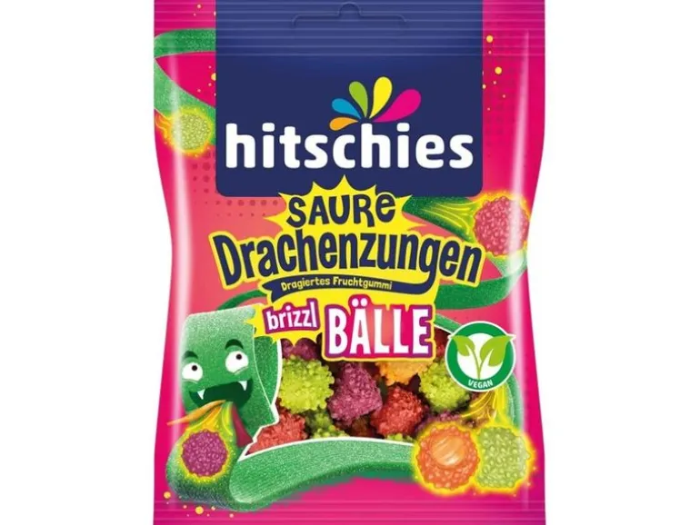 Hitschies Drachenzungen brizzl Bälle 100 g