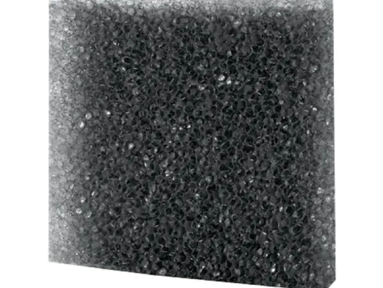 Hobby Aquaristik Filterzubehör Filterschaum grob, Schwarz, 50 x 50 x 3 cm