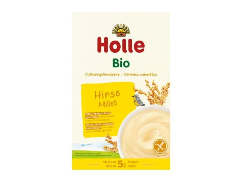 HOLLE Bio-Vollkorngetreidebrei Hirse 250g