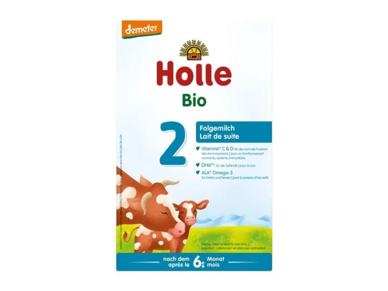 HOLLE Folgemilch Bio 2, 4x 600 g