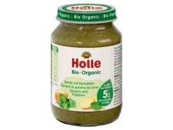 HOLLE Gemüse Spinat mit Kartoffeln 190 g