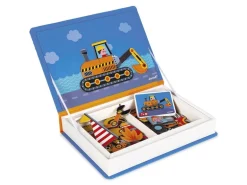 Janod Beschäftigungsspielzeug Magnetbuch Fahrzeuge
