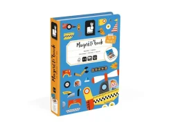 Janod Beschäftigungsspielzeug Magnetbuch Fahrzeuge