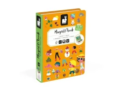 Janod Beschäftigungsspielzeug Magnetbuch 4 Jahreszeiten