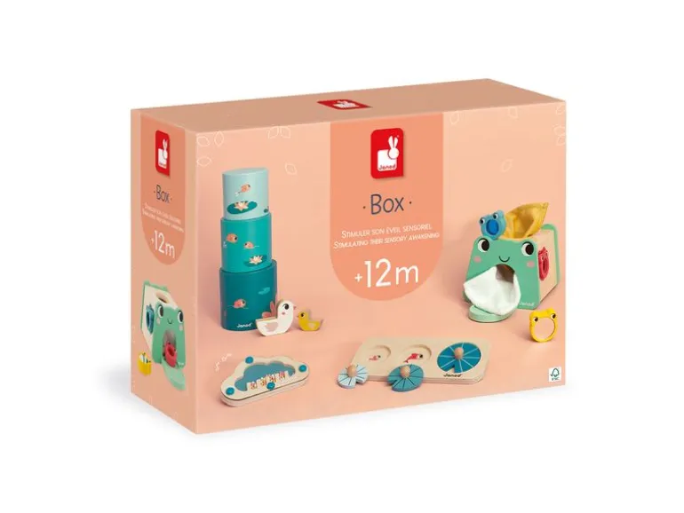 Janod Beschäftigungsspielzeug Box 12 Monate