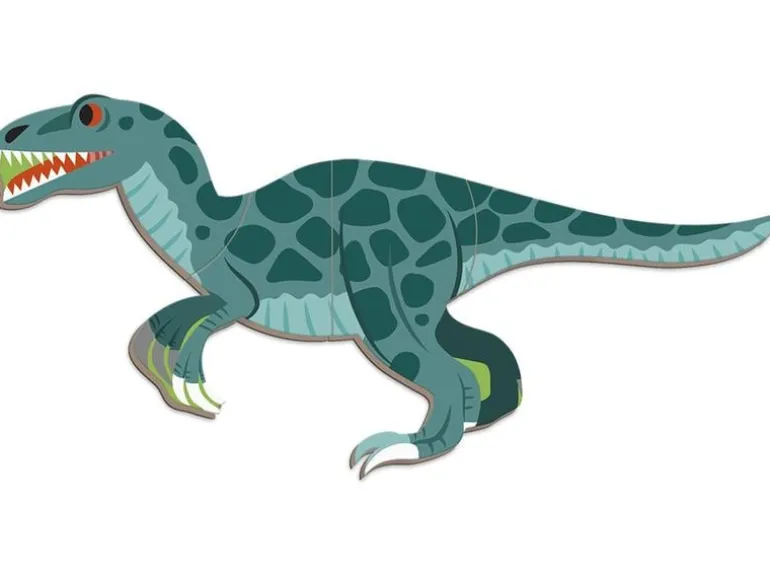 Janod Beschäftigungsspielzeug Magnetbuch Dinosaurier