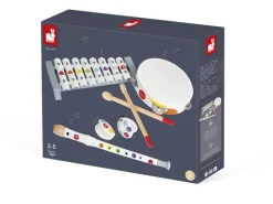 Janod Musikinstrument Musik-Set Konfetti 4-teilig