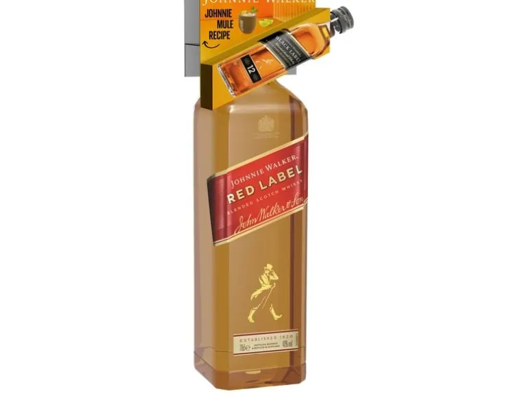 Johnnie Walker Red Label Bundle mit Black Label tip on 0.75 l
