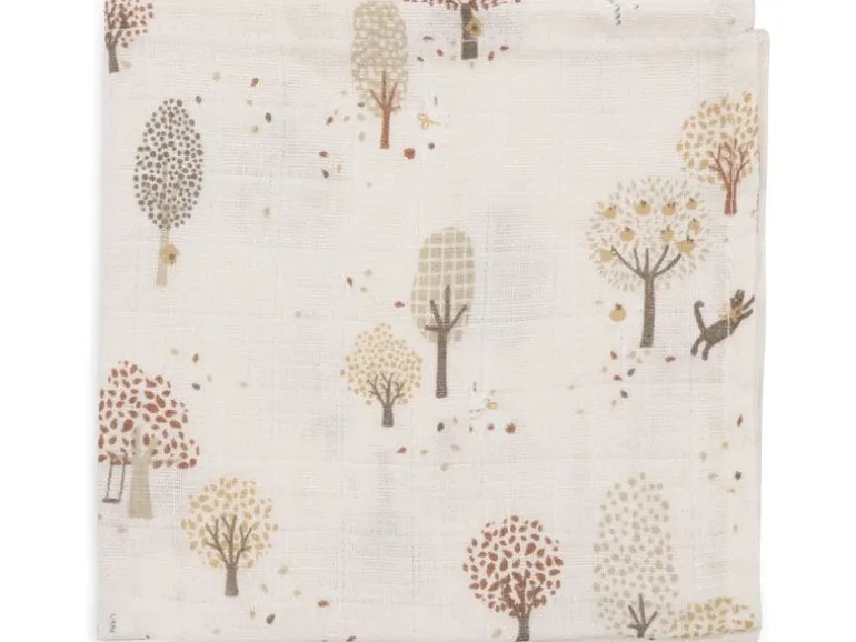 Jollein Mulltuch Hydrophil Tiny Park 3er, 31 cm x 31 cm