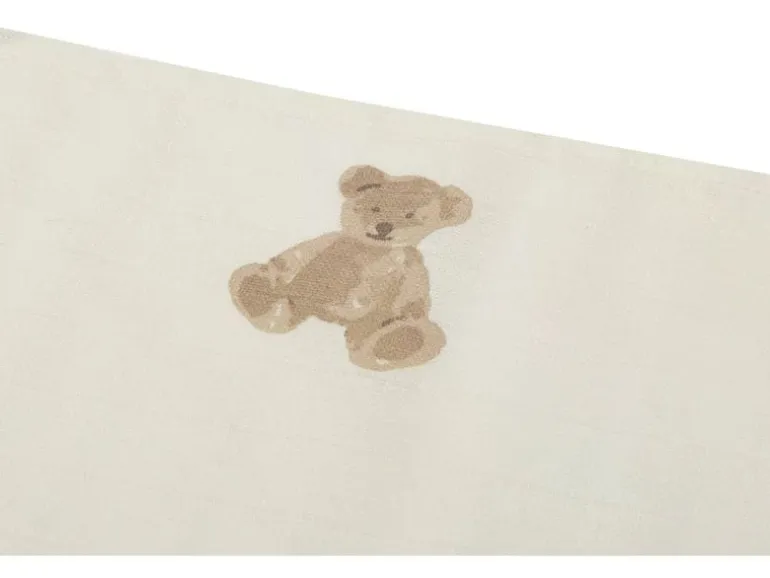 Jollein Mulltuch Nuscheli 3er Set Teddy Bear 70 x 70 cm