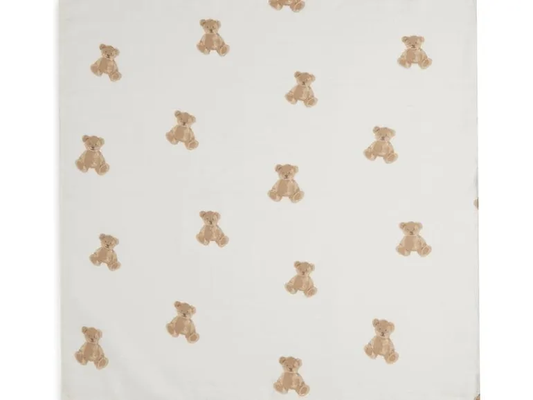 Jollein Mulltuch Nuscheli 3er Set Teddy Bear 70 x 70 cm