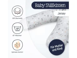 Julius Zöllner Stillkissen Jersey Savanne Grau 190 cm