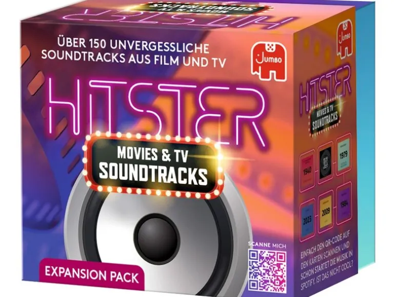 Jumbo Partyspiel Hitster Soundtracks -DE-