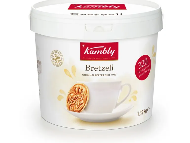 Kambly Guetzli Bretzeli Gastro Eimer 1.35 kg