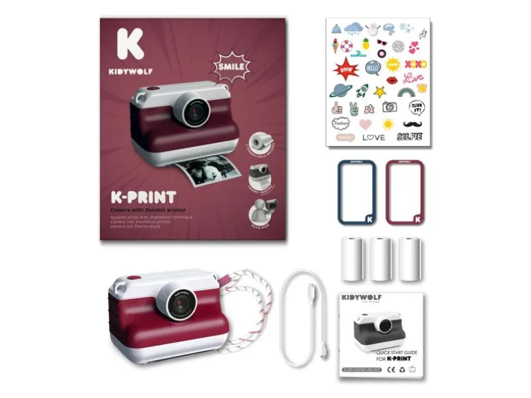 Kidywolf K-PRINT Rot
