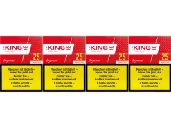 King Original Original Red Big Pack Stange à 8 Pack