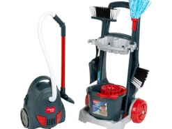 Klein-Toys Vileda Staubsauger mit Putzwagen, 7-tlg. 7-tlg.