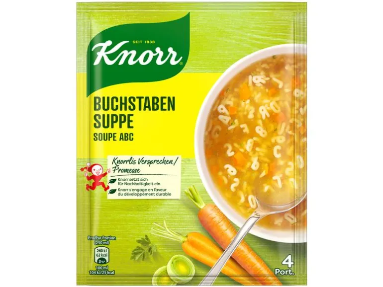 Knorr Buchstabensuppe 4 Portionen