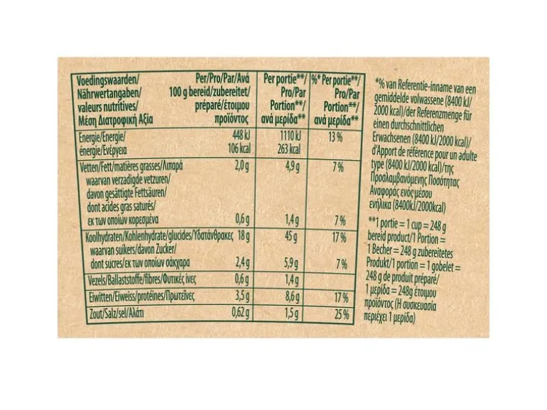 Knorr Fertiggericht Pasta Snack Creamy Pesto 68 g