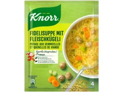 Knorr Fidelisuppe mit Fleischkügeli 4 Portionen