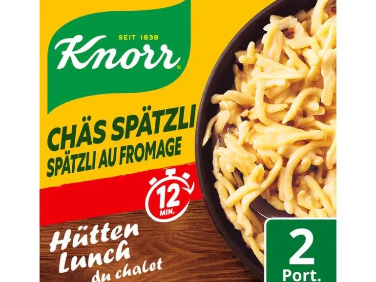 Knorr Hütten Lunch Chäs Spätzli 2 Portionen
