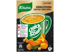 Knorr Quick Soup Kürbis, Croûtons und Crème Fraiche 3 Portionen